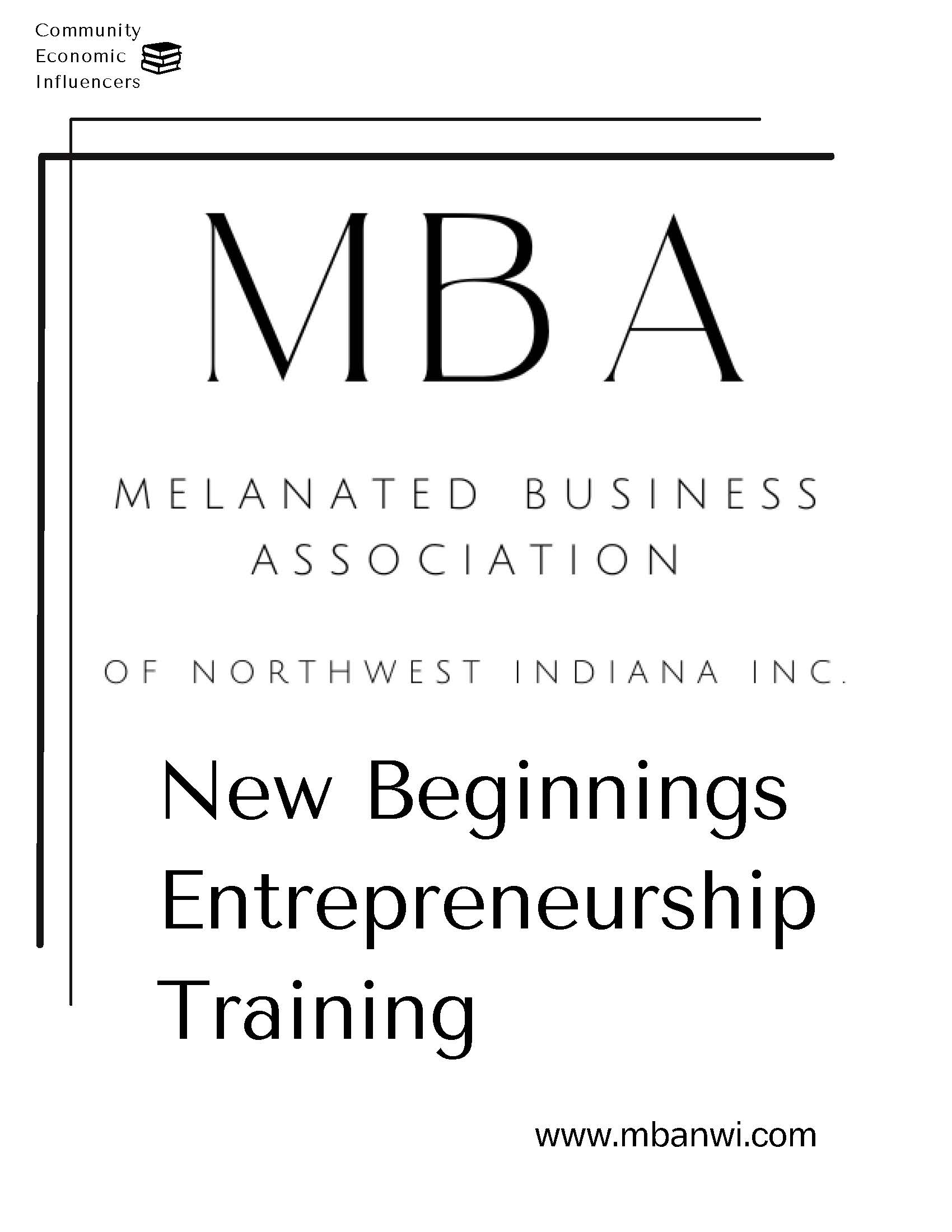 MBA New Beginnings Entrepreneurship Training packet